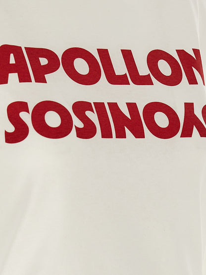 Camiseta de algodón blanca de Valentino Garavani
