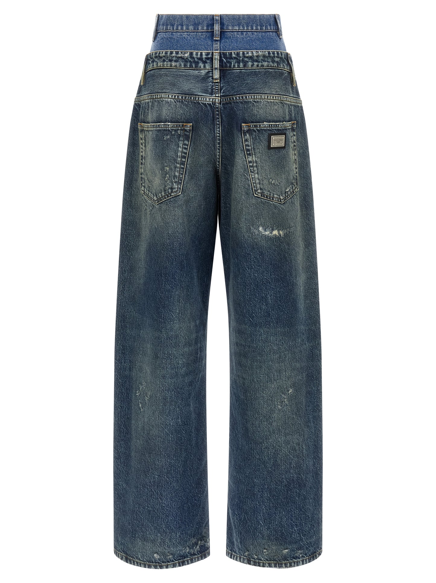 Vaqueros de algodón azul Dolce & Gabbana