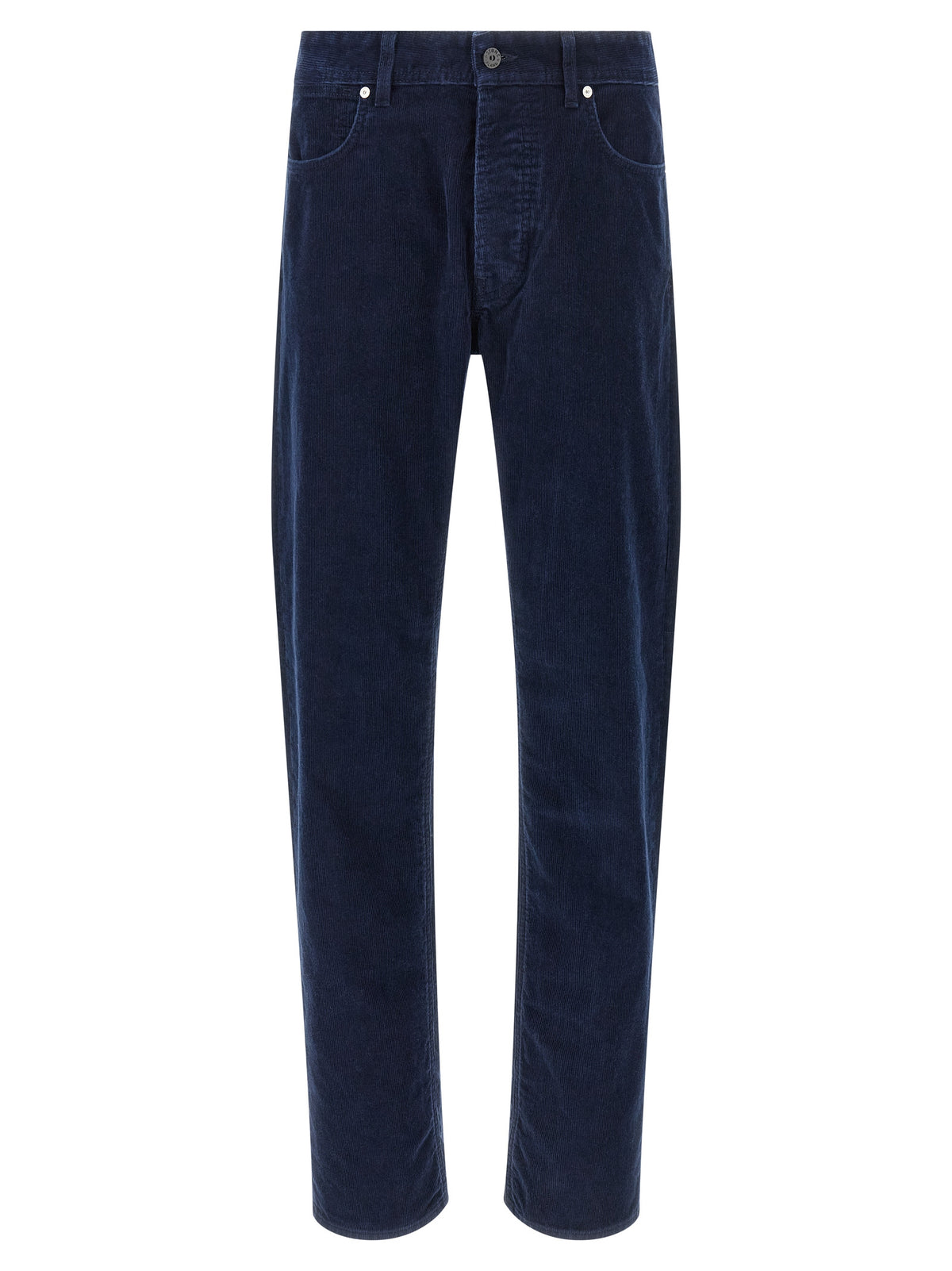 Pantalón Casual Stone Island de Algodón Azul Corte Recto