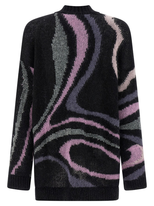 Cárdigan Emilio Pucci de lana negra