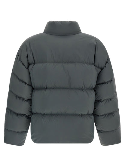 Chaqueta larga Balenciaga de poliamida gris