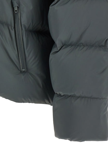 Chaqueta larga Balenciaga de poliamida gris