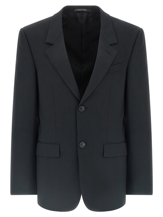 Blazer de lana negro Balenciaga