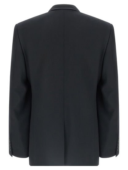 Blazer de lana negro Balenciaga