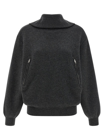 Cárdigan Balenciaga de lana gris