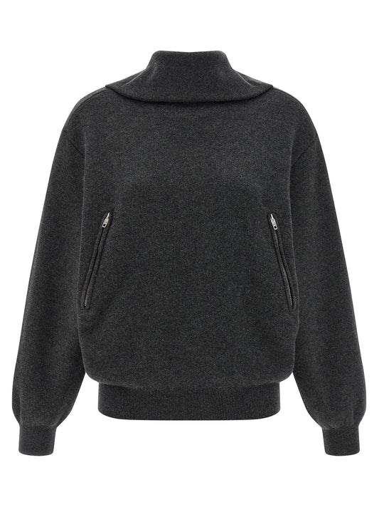 Cárdigan Balenciaga de lana gris