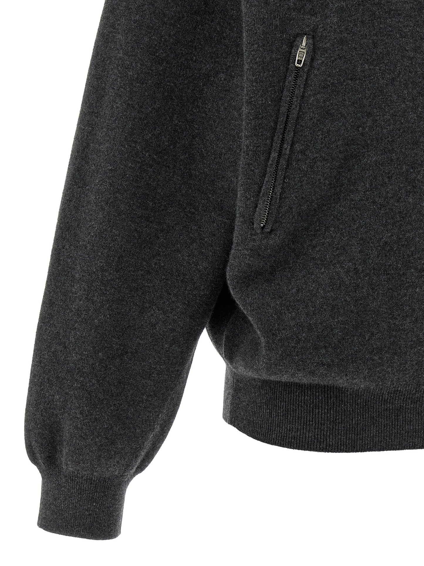 Cárdigan Balenciaga de lana gris
