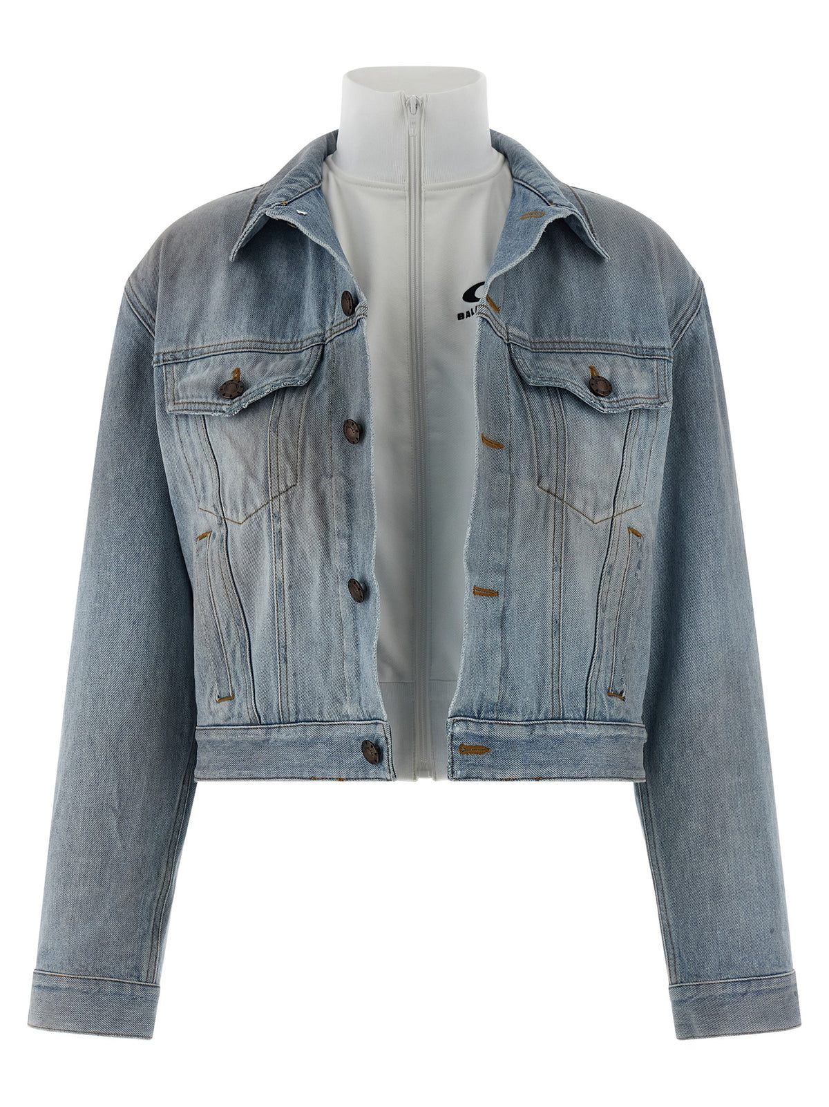 Chaqueta Vaquera Balenciaga De Algodón Denim En Azul