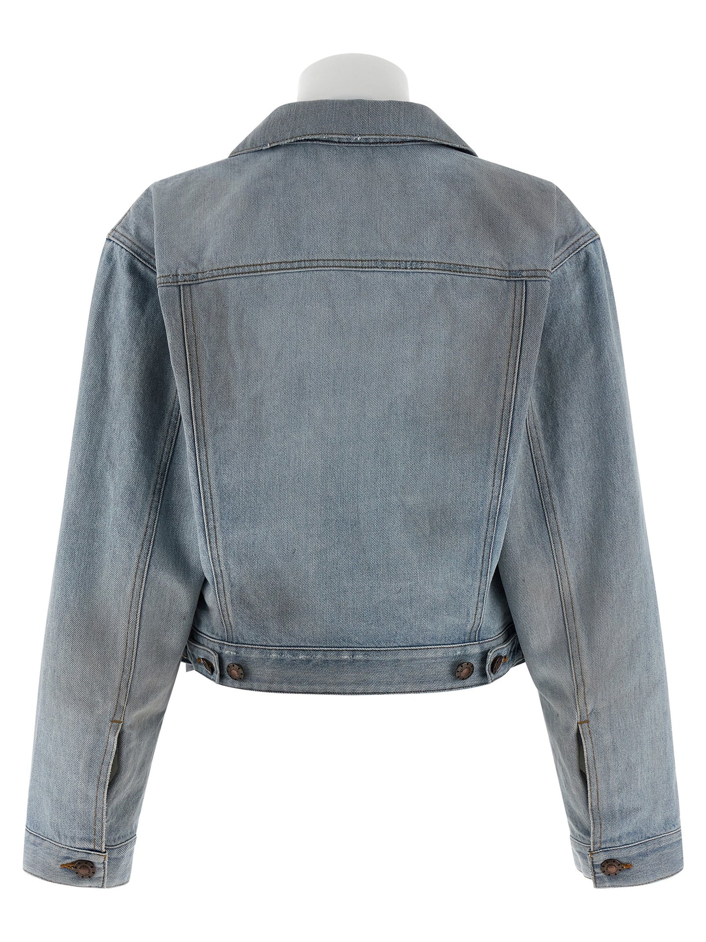 Chaqueta Vaquera Balenciaga De Algodón Denim En Azul