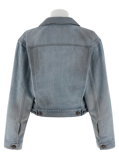 Chaqueta Vaquera Balenciaga De Algodón Denim En Azul