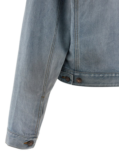 Chaqueta Vaquera Balenciaga De Algodón Denim En Azul