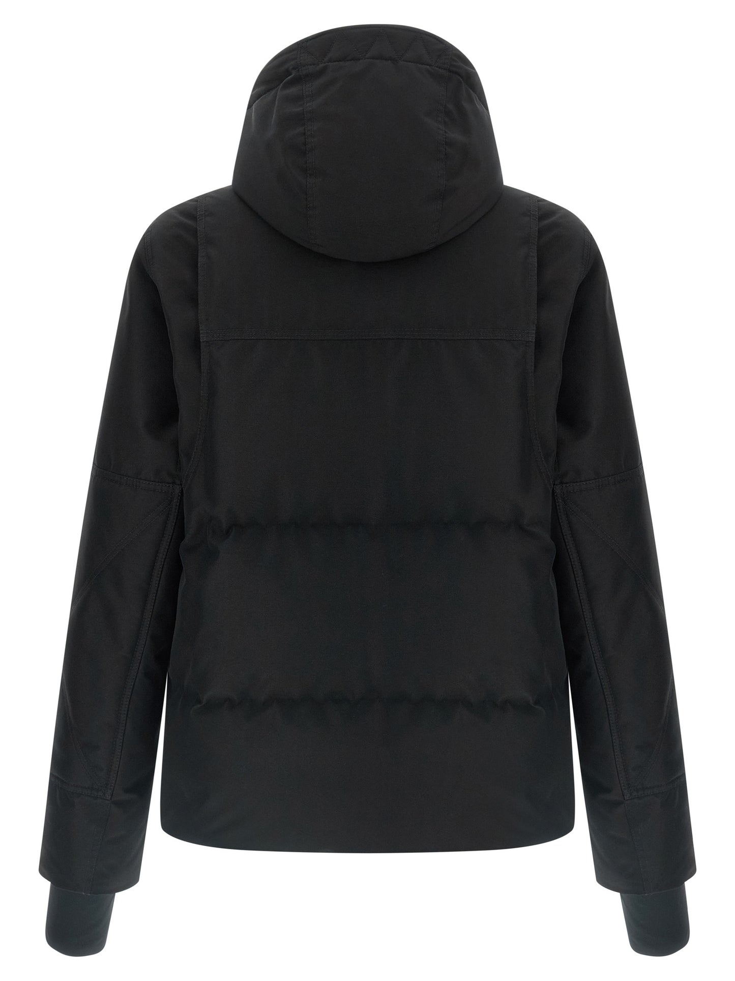 Chaqueta de poliéster negro Moncler Grenoble
