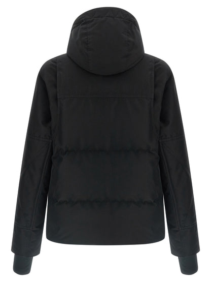 Chaqueta de poliéster negro Moncler Grenoble