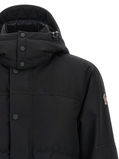Chaqueta de poliéster negro Moncler Grenoble