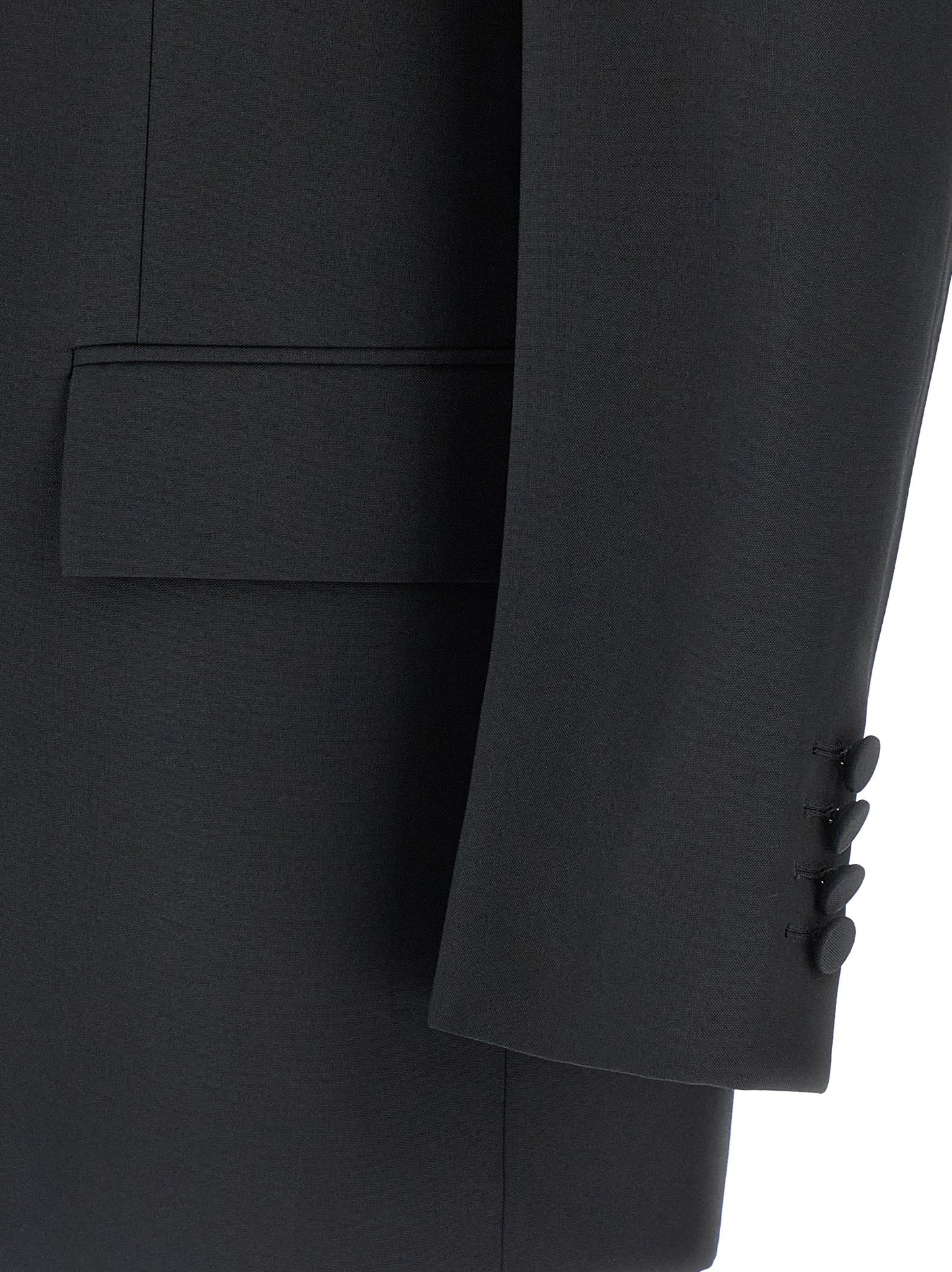 Blazer en polyester noir Gucci