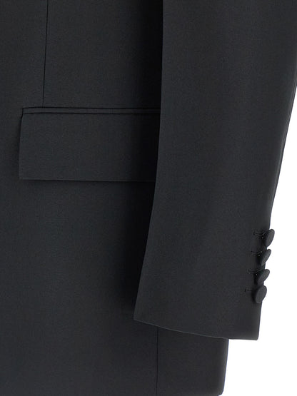 Blazer en polyester noir Gucci