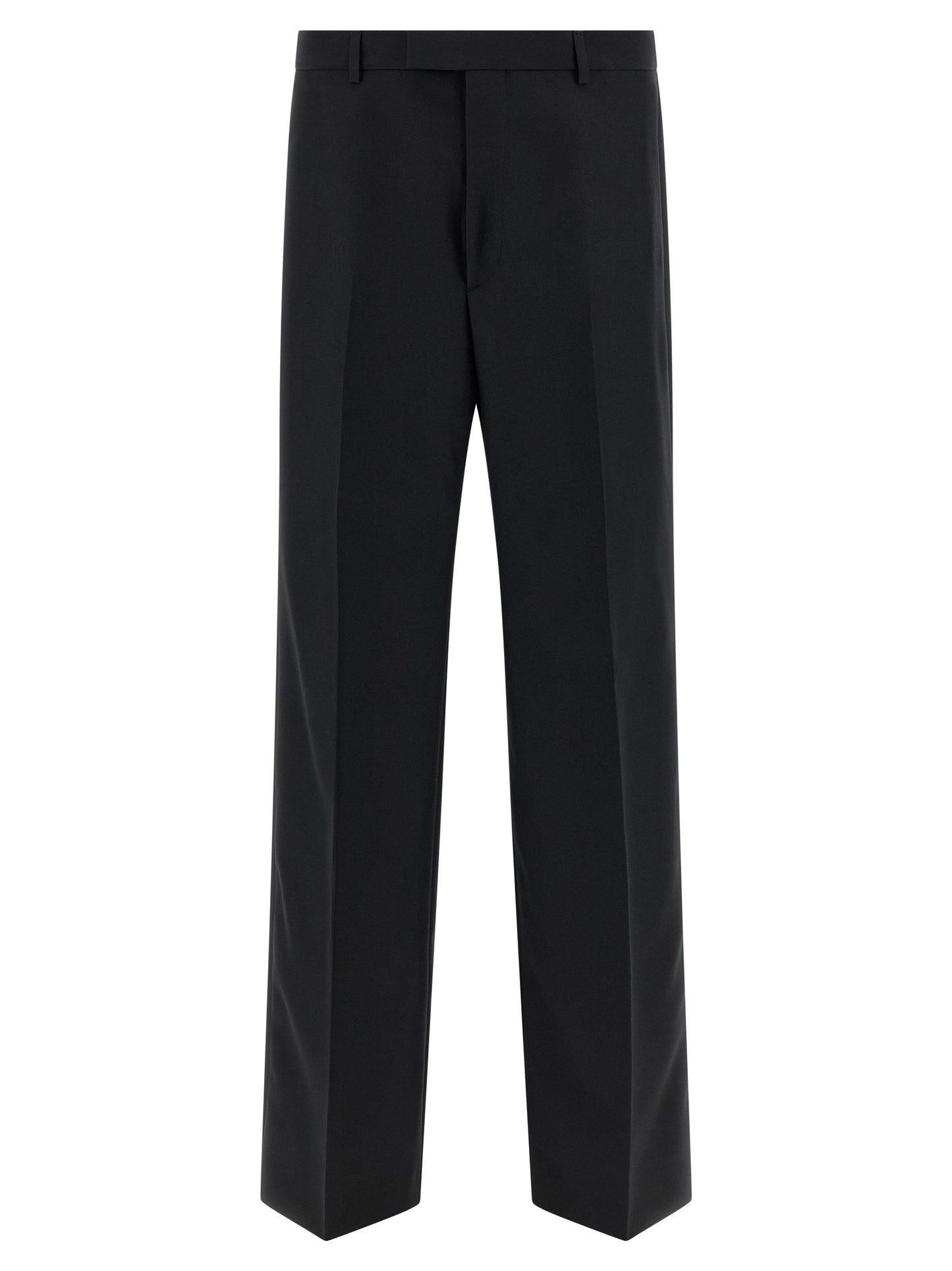 Pantalones De Vestir De Poliéster Negro Gucci Panama