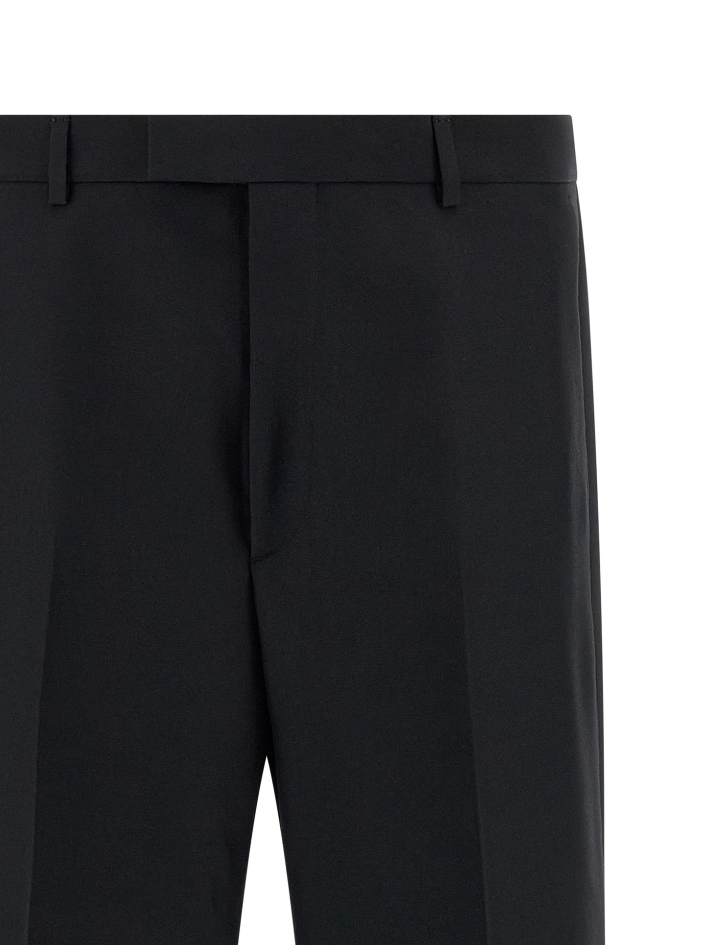 Pantalones De Vestir De Poliéster Negro Gucci Panama