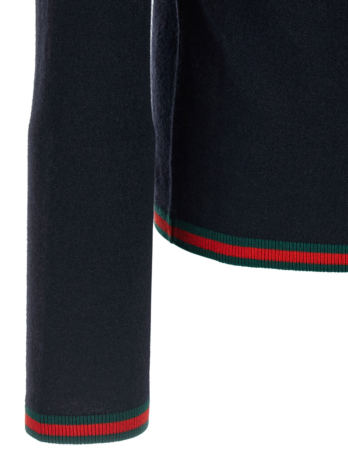 Cardigan en cachemire bleu GuCi Fabrication Italienne