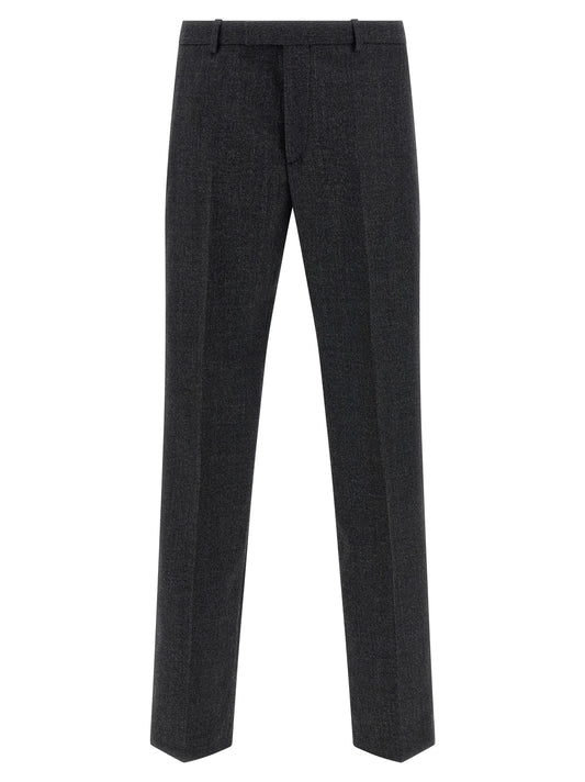 Pantalón de vestir de lana gris Gucci