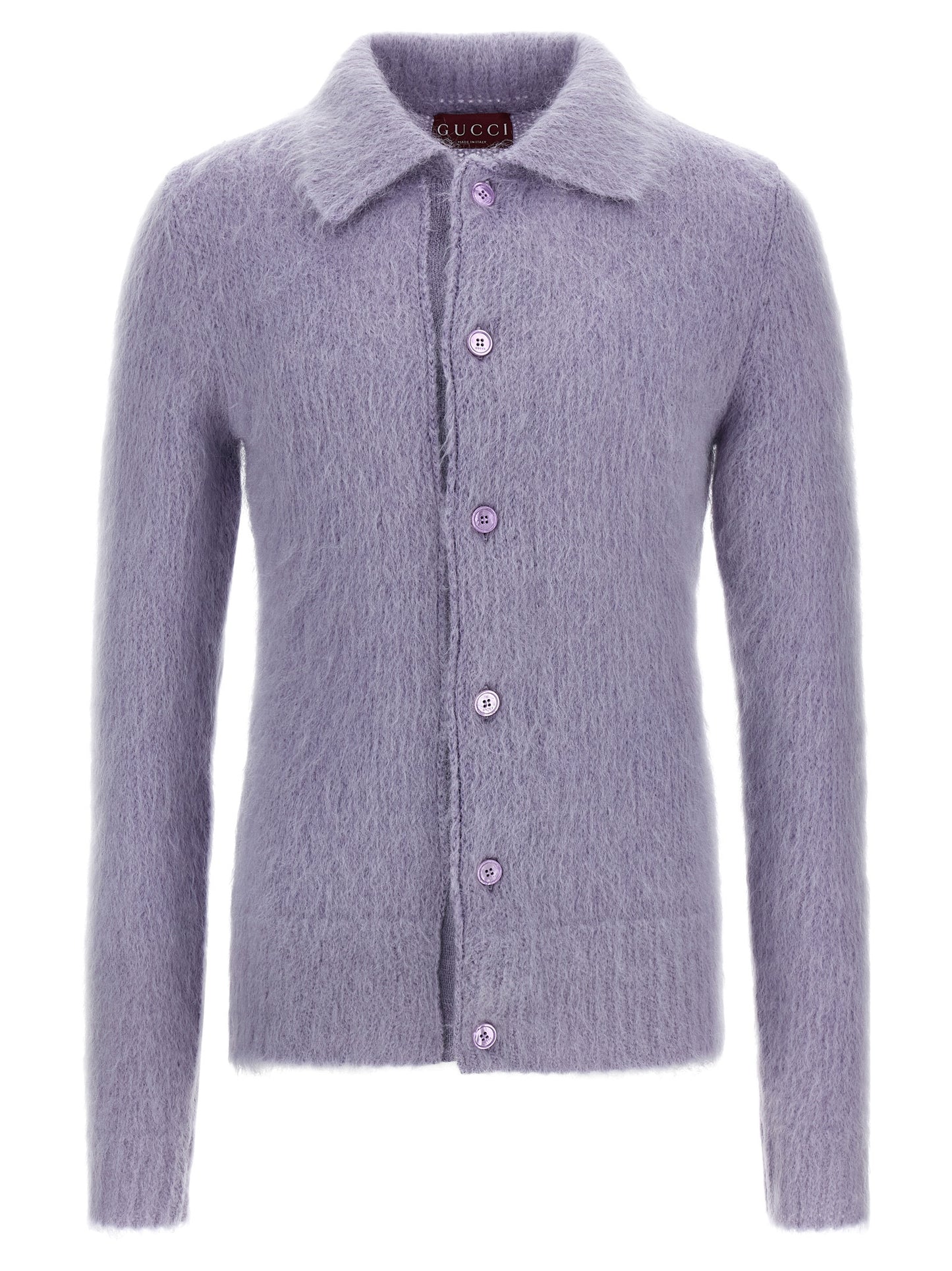 Cárdigan Gucci de lana morada