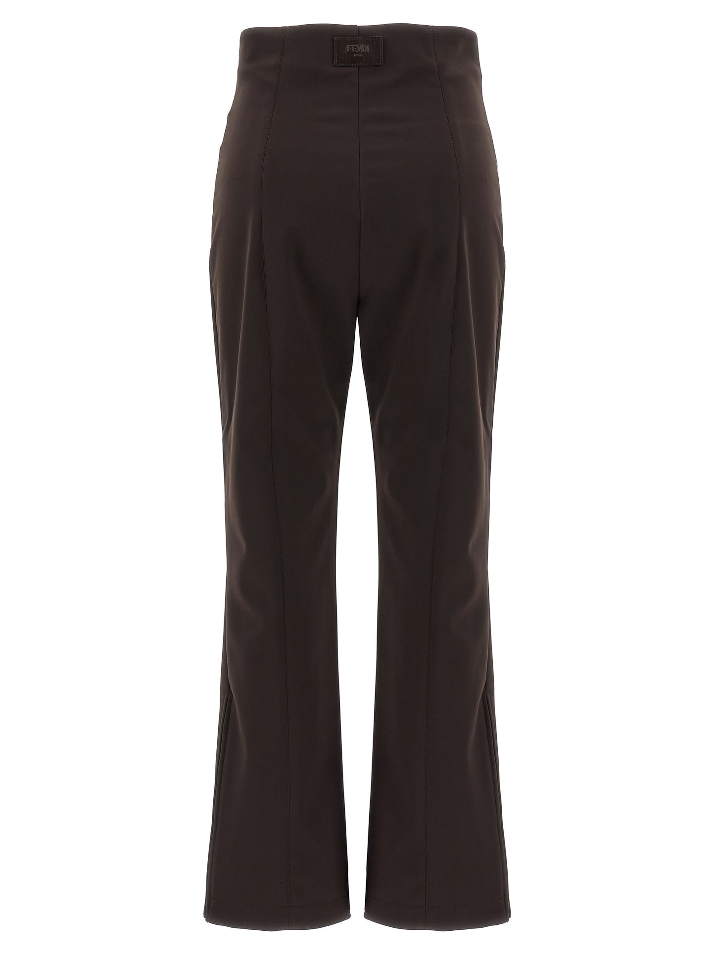 Pantalon de sport Fendi marron en polyamide