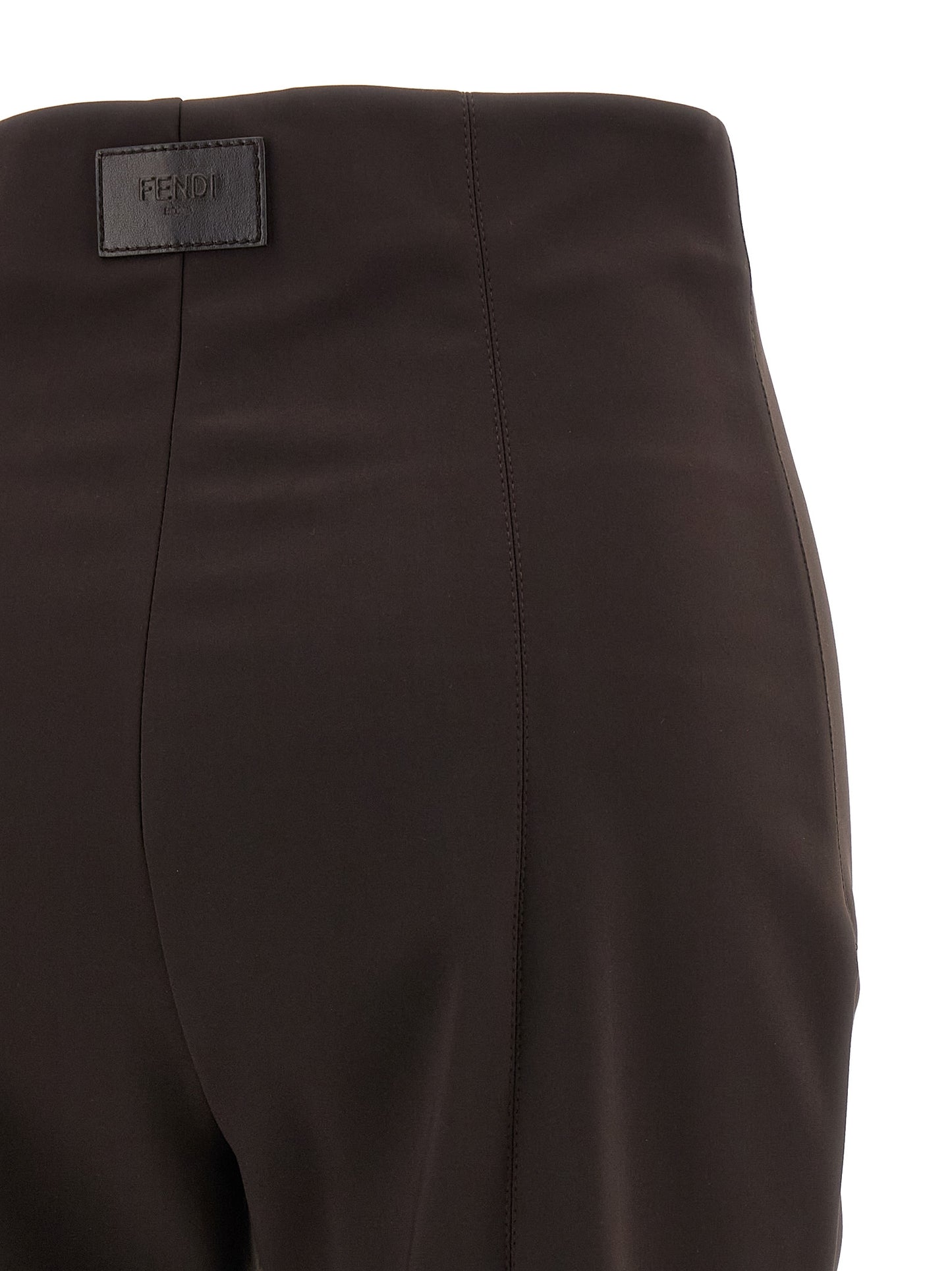 Pantalon de sport Fendi marron en polyamide