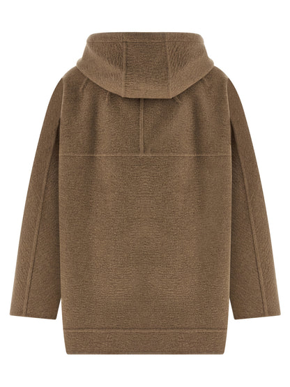 Abrigo de cachemir marrón Max Mara
