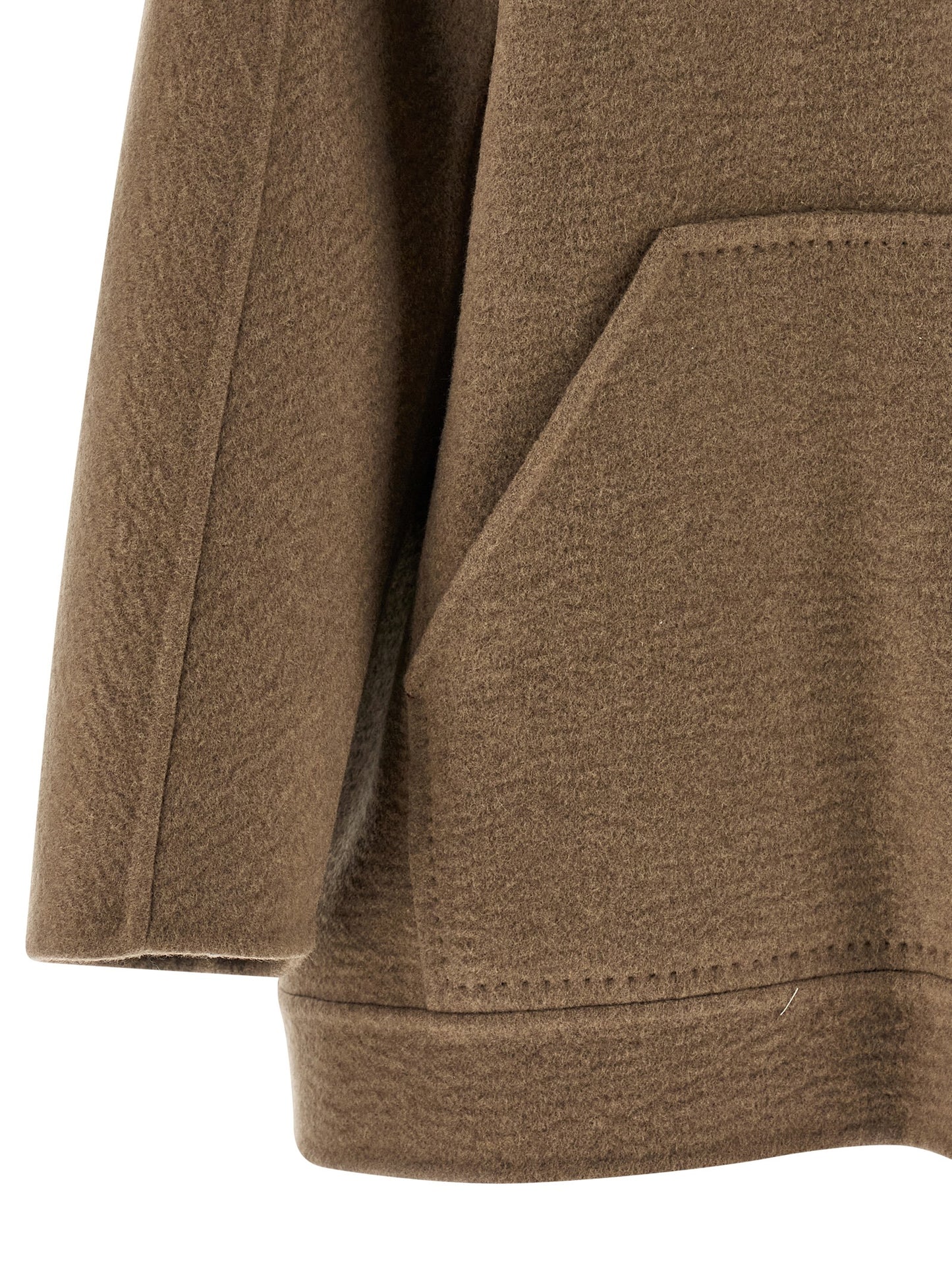 Abrigo de cachemir marrón Max Mara