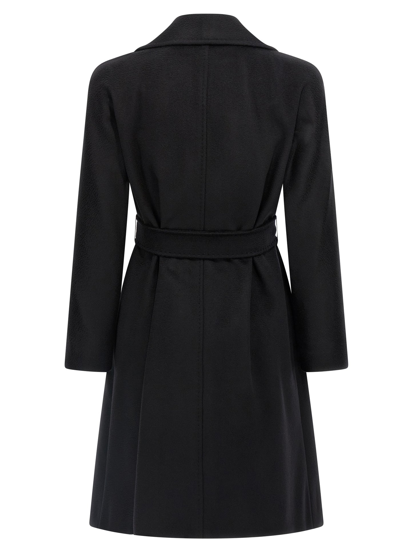 Abrigo Max Mara de lana virgen negra