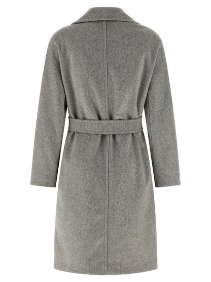 Abrigo Max Mara de Cachemir Gris
