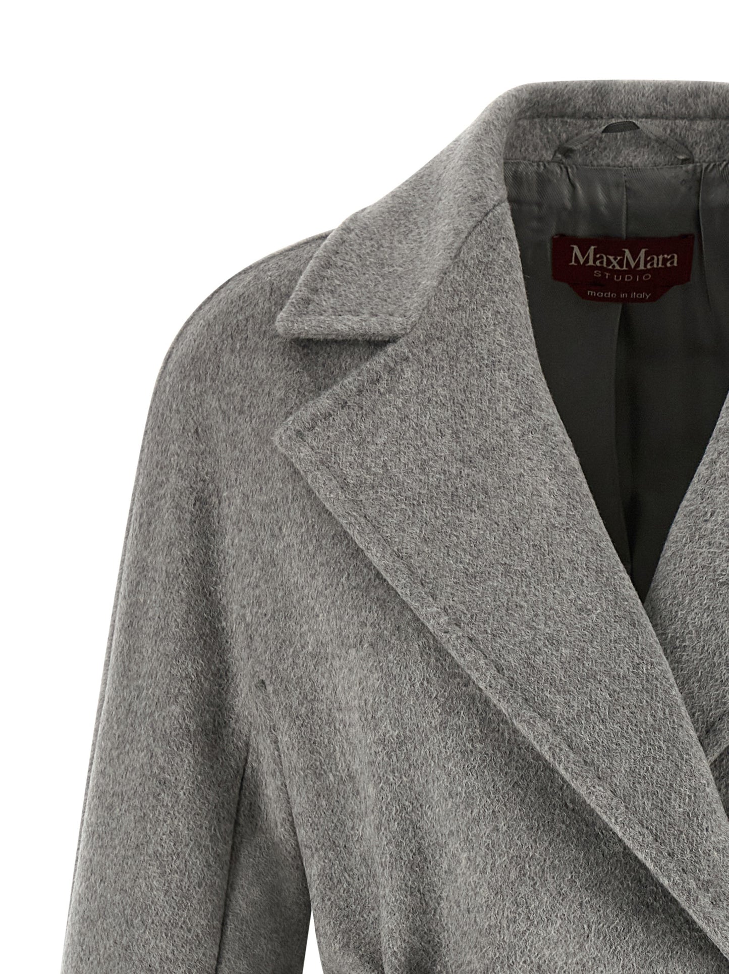 Abrigo Max Mara de Cachemir Gris