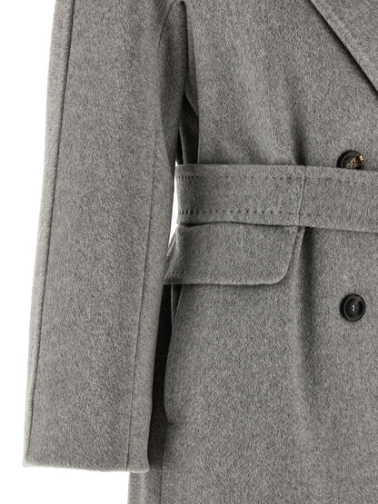 Abrigo Max Mara de Cachemir Gris