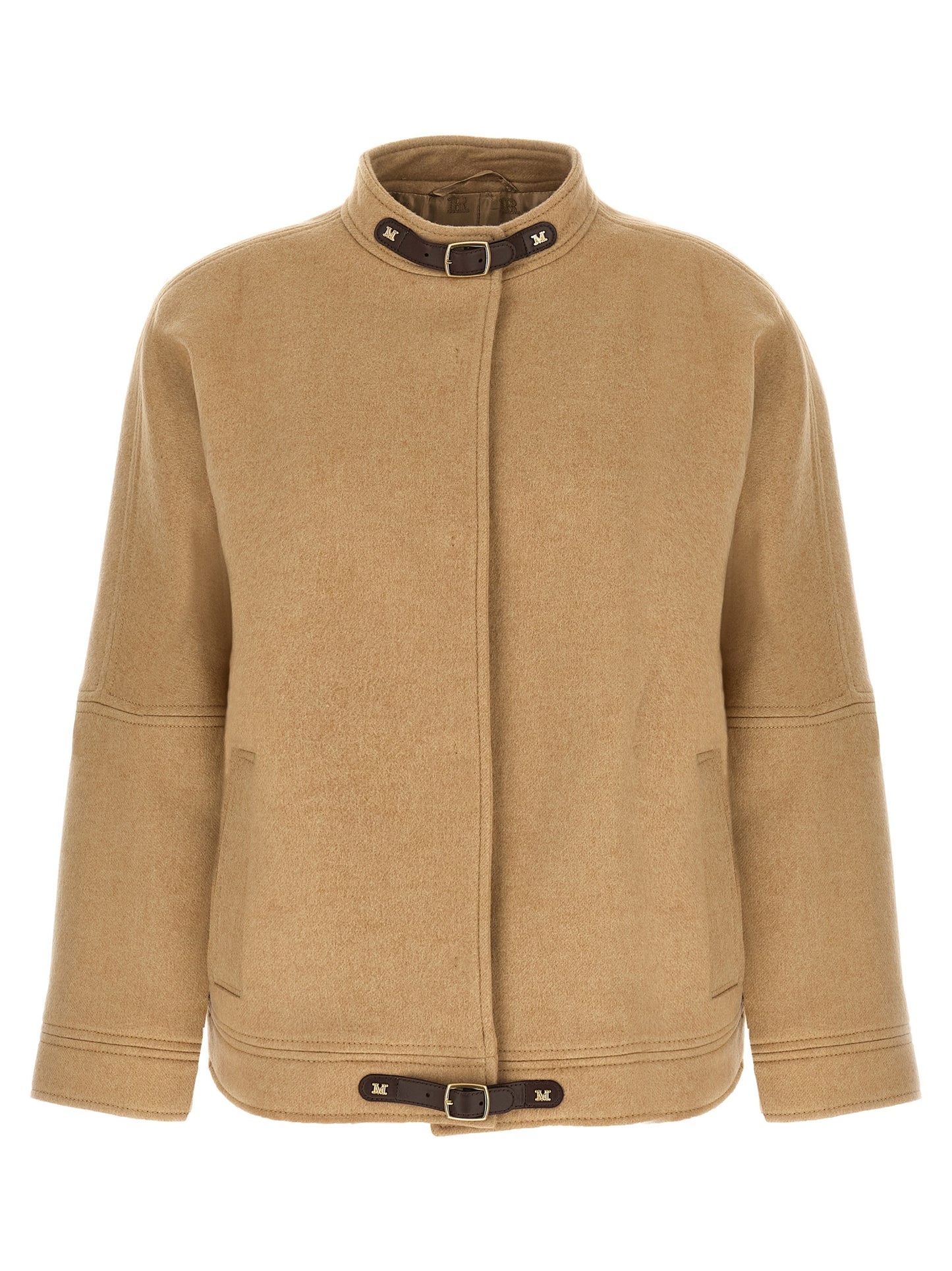 Bomber Max Mara beige de cachemir