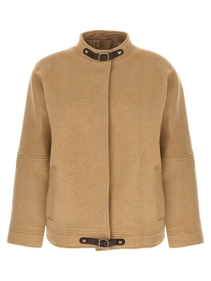Bomber Max Mara beige de cachemir
