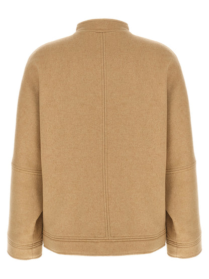 Bomber Max Mara beige de cachemir