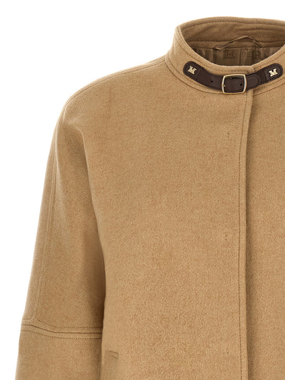 Bomber Max Mara beige de cachemir