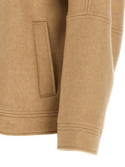 Bomber Max Mara beige de cachemir