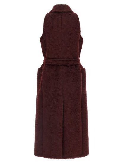 Abrigo de lana burdeos Max Mara