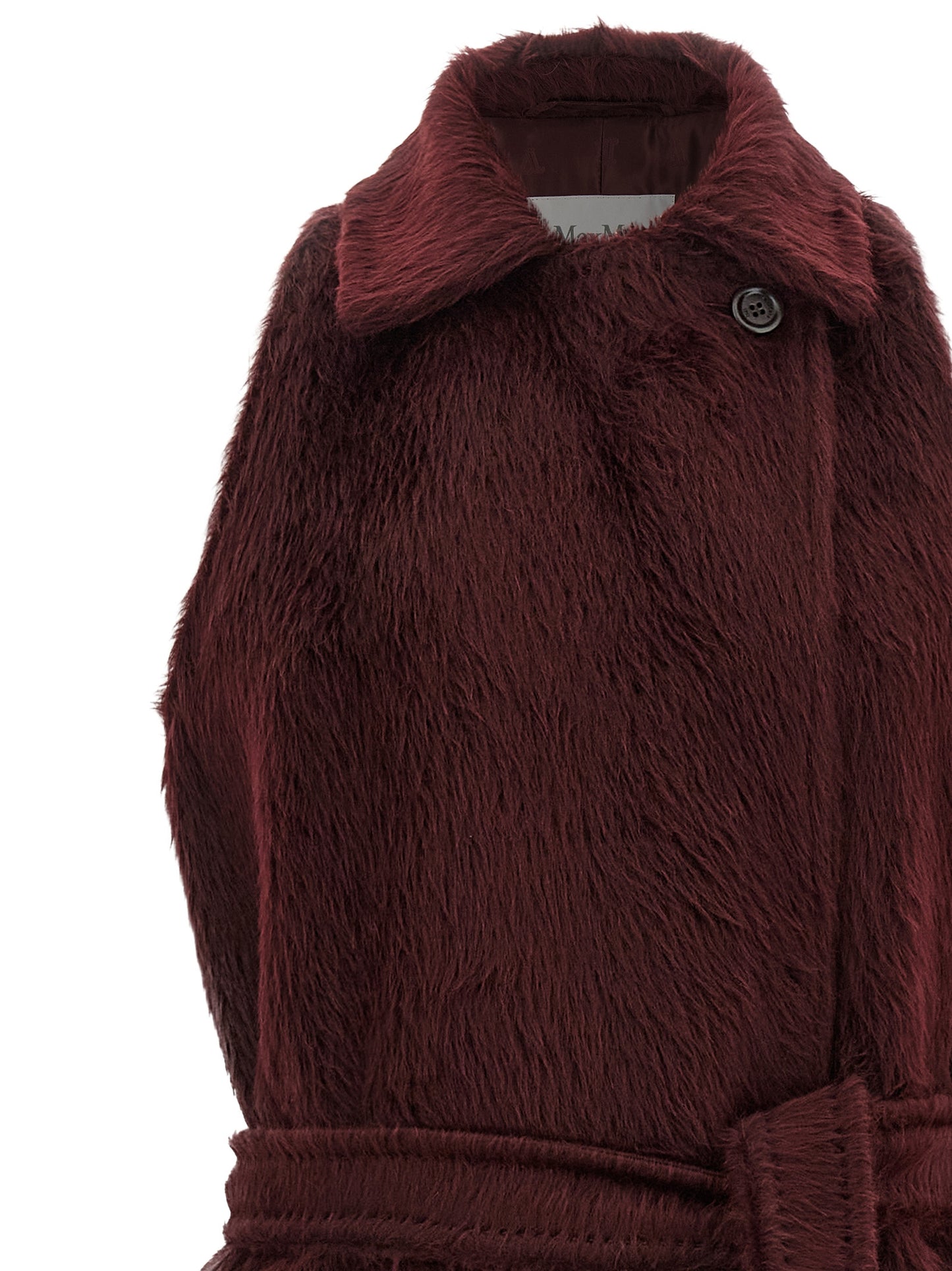 Abrigo de lana burdeos Max Mara