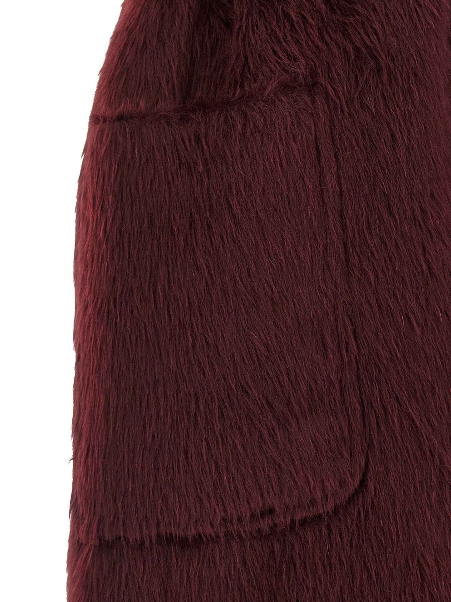 Abrigo de lana burdeos Max Mara