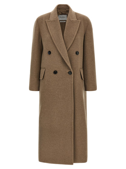 Abrigo Max Mara de cachemir beige