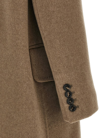 Abrigo Max Mara de cachemir beige