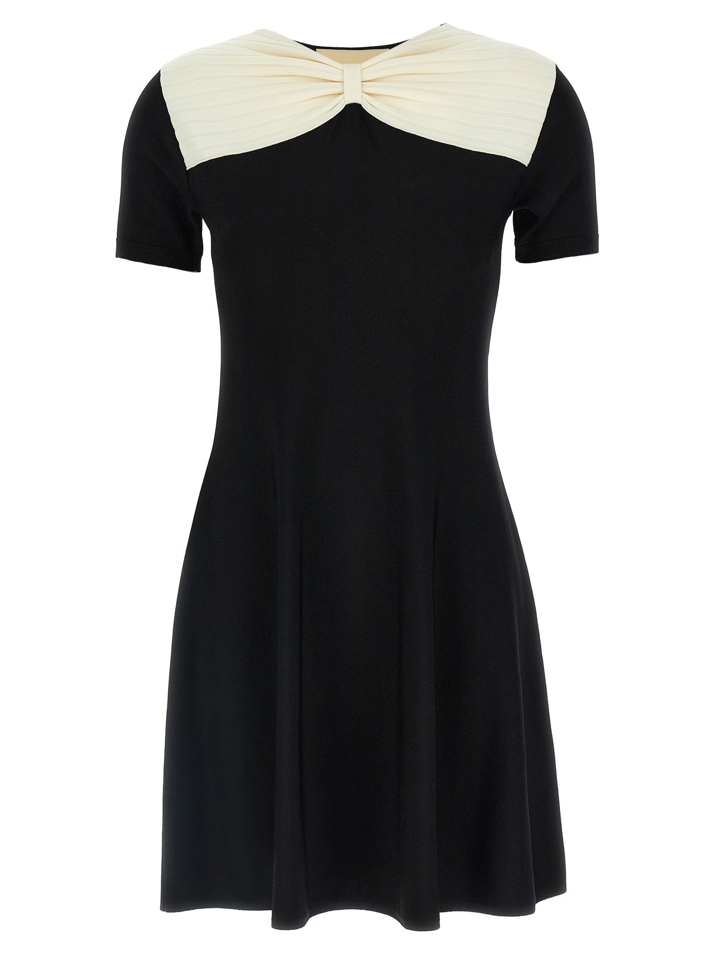 Robe courte noire en viscose Valentino Garavani