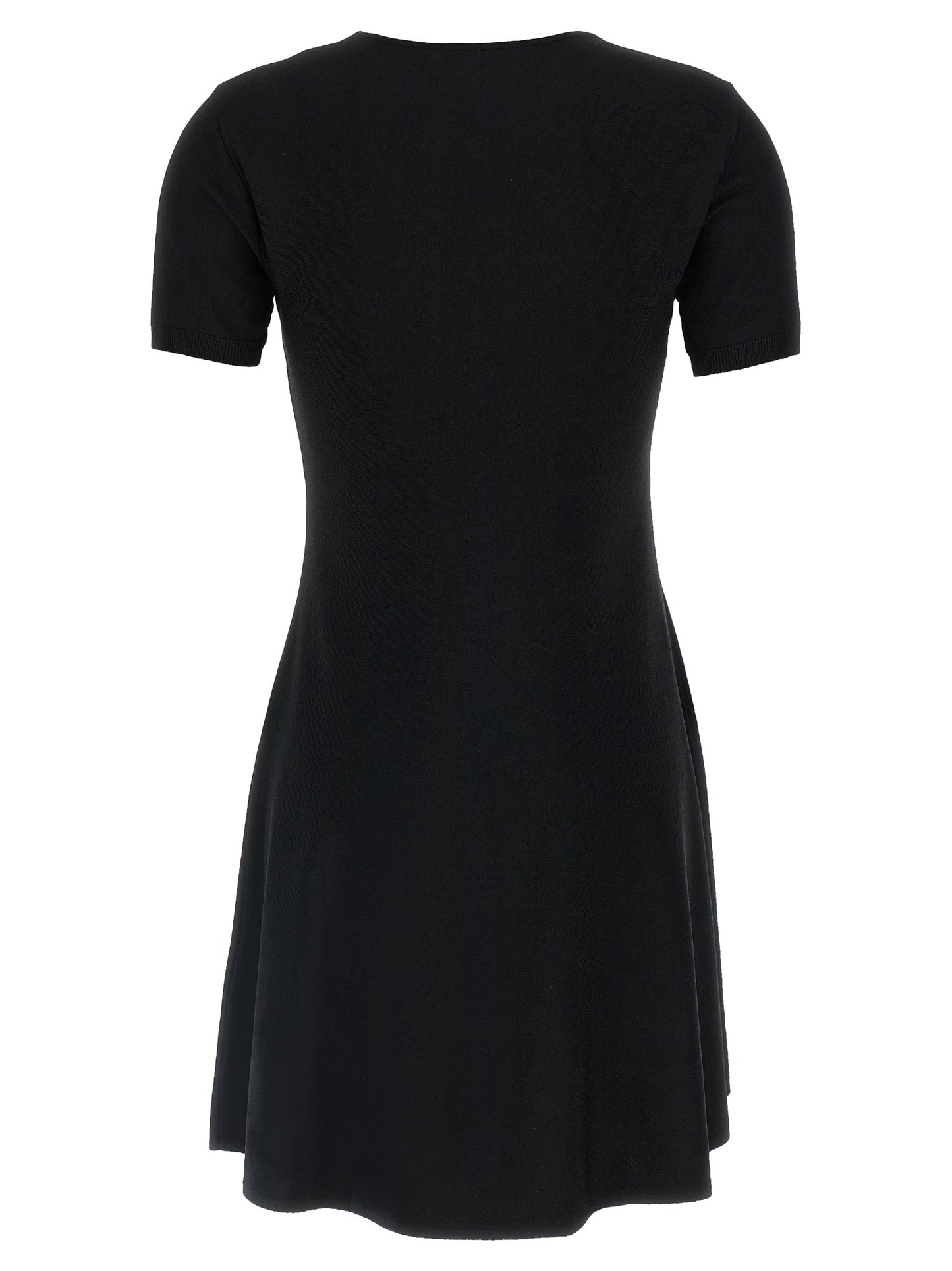 Robe courte noire en viscose Valentino Garavani