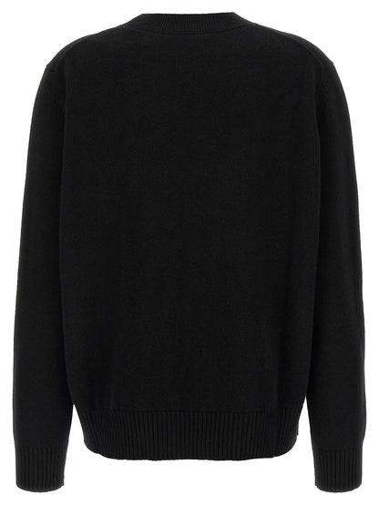 Cardigan Givenchy Noir En Laine Douce Au Toucher Et Structure Ferme