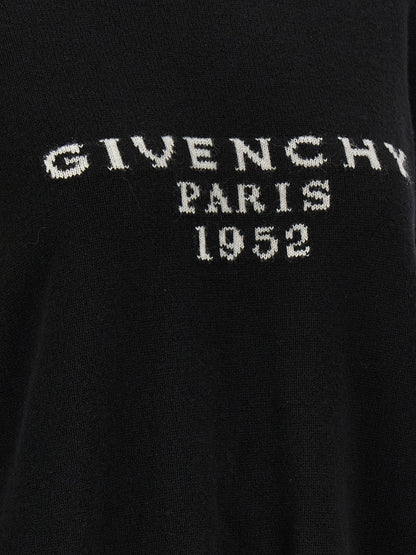 Cardigan Givenchy Noir En Laine Douce Au Toucher Et Structure Ferme