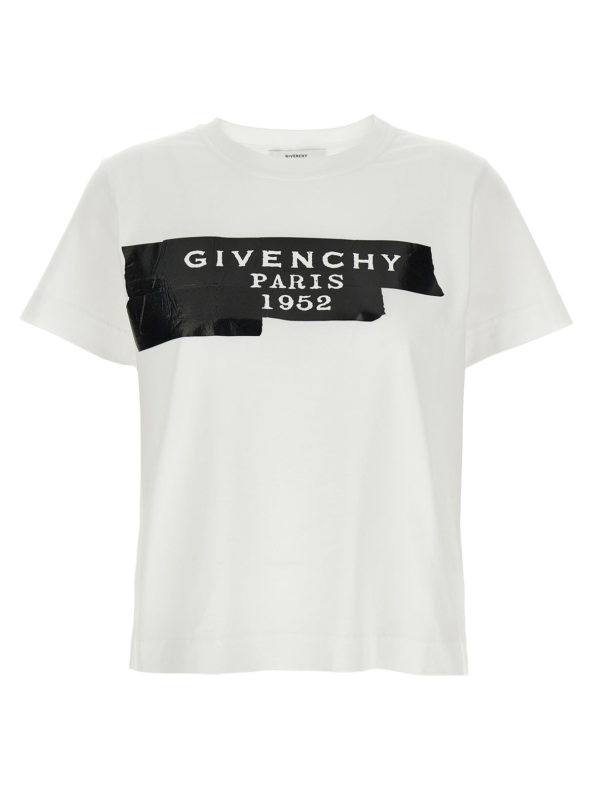 T-shirt bicolore en coton Givenchy