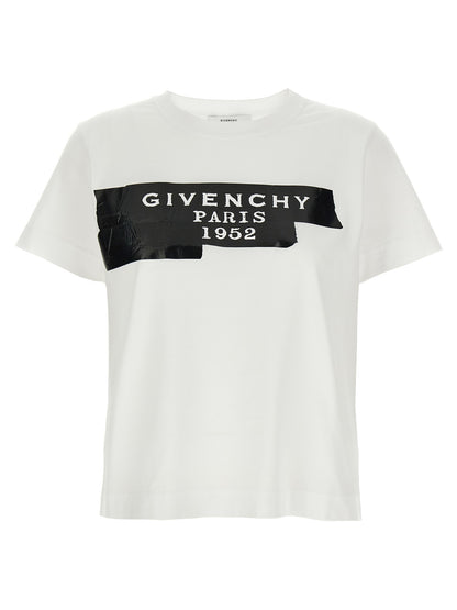 T-shirt bicolore en coton Givenchy