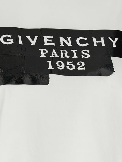 T-shirt bicolore en coton Givenchy